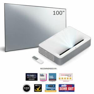 Projektor VAVA 4K Laser TV + <br>Ekran projekcyjny ALR Screen PRO 100"